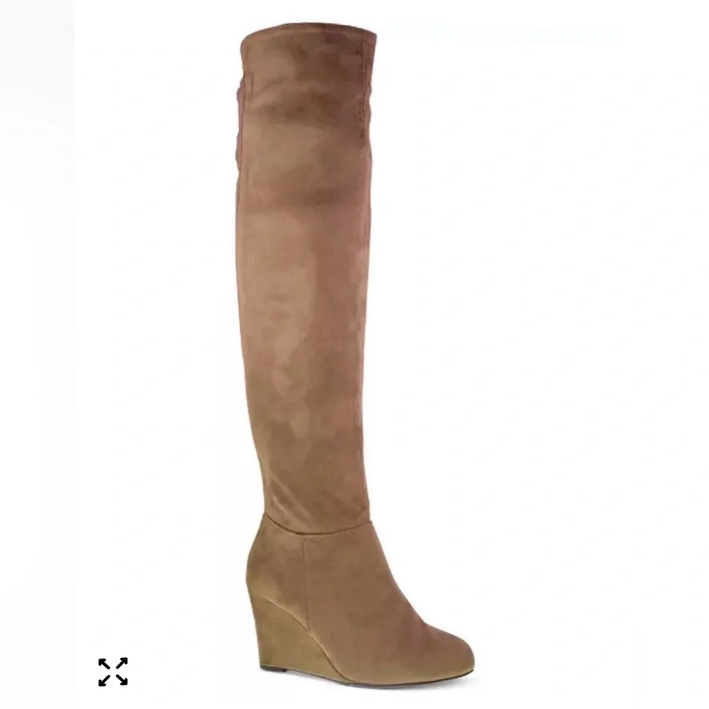 Chinese Laundry Over the Knee Boots- Tan Size 9.5 - Picture 4 of 15